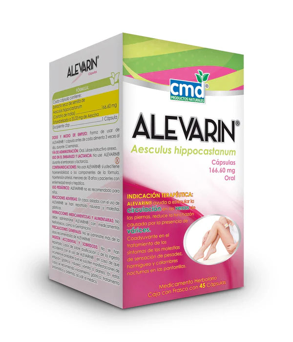 ALEVARIN | Castaño de Indias | con 45 Cápsulas.