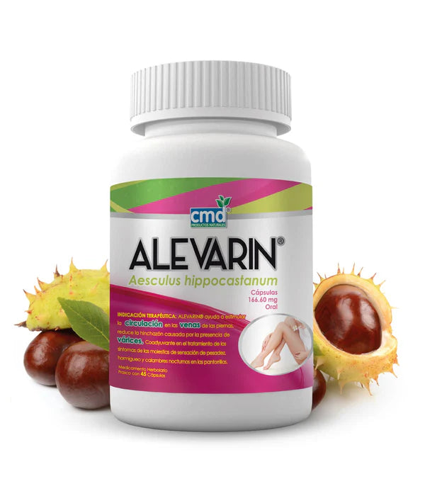 ALEVARIN | Castaño de Indias | con 45 Cápsulas.