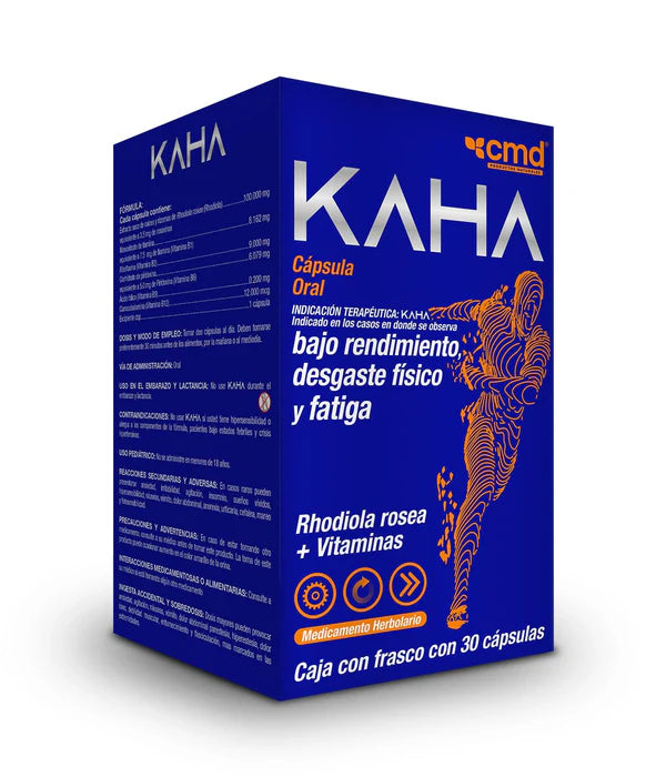 KAHA | Rhodiola rosea | 30 Cápsulas.